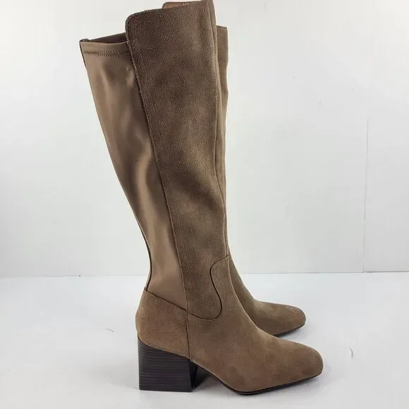 BLONDO TENOR Waterproof Knee High Boot Tan stretch Size 7M - Picture 11 of 16